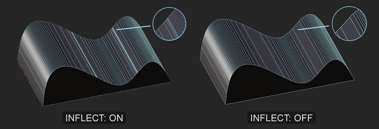 Inflexion OBJ Option