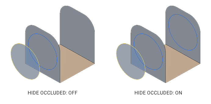 Project Curve Body Hide Occluded Demonstration