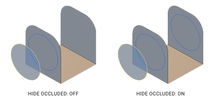 Project Curve Body Hide Occluded Demonstration