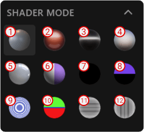 Matcaps in Shader Mode